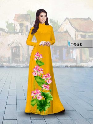 Vải áo dài hoa sen mới ra AD T7019 24 1566202515 517 Vai ao dai hoa sen moi ra AD T7019