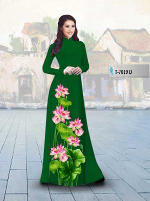 Vải áo dài hoa sen mới ra AD T7019 19 1566202515 667 Vai ao dai hoa sen moi ra AD T7019