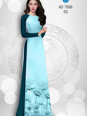 Vải áo dài hoa 3D mới ra AD 7656 26 1566204792 215 Vai ao dai hoa 3D moi ra AD 7656
