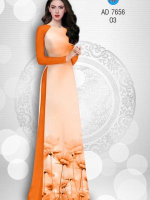 Vải áo dài hoa 3D mới ra AD 7656 28 1566204792 257 Vai ao dai hoa 3D moi ra AD 7656