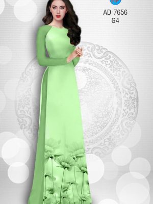 Vải áo dài hoa 3D mới ra AD 7656 30 1566204792 323 Vai ao dai hoa 3D moi ra AD 7656
