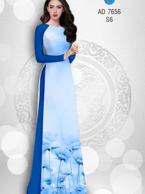 Vải áo dài hoa 3D mới ra AD 7656 22 1566204792 390 Vai ao dai hoa 3D moi ra AD 7656