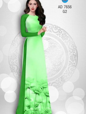 Vải áo dài hoa 3D mới ra AD 7656 32 1566204793 314 Vai ao dai hoa 3D moi ra AD 7656