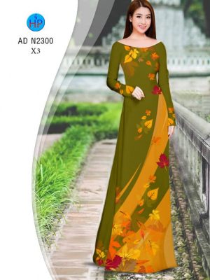 Vải áo dài Chiếc lá mùa thu thiết kế 2019 AD N2300 23 1566354169 358 Vai ao dai Chiec la mua thu thiet ke 2019