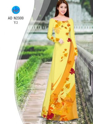 Vải áo dài Chiếc lá mùa thu thiết kế 2019 AD N2300 30 1566354170 209 Vai ao dai Chiec la mua thu thiet ke 2019