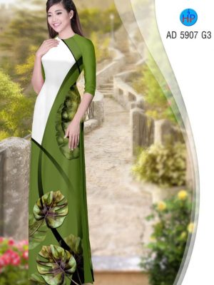 Vải áo dài Lá thiết kế 2019 AD 5907 25 1566444598 292 Vai ao dai La thiet ke 2019 AD 5907