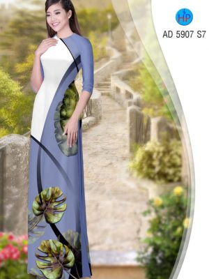 Vải áo dài Lá thiết kế 2019 AD 5907 33 1566444598 335 Vai ao dai La thiet ke 2019 AD 5907