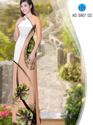 Vải áo dài Lá thiết kế 2019 AD 5907 22 1566444598 533 Vai ao dai La thiet ke 2019 AD 5907