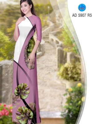 Vải áo dài Lá thiết kế 2019 AD 5907 30 1566444598 828 Vai ao dai La thiet ke 2019 AD 5907