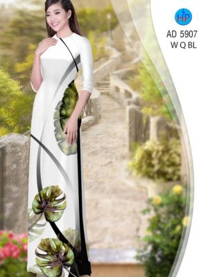 Vải áo dài Lá thiết kế 2019 AD 5907 32 1566444598 978 Vai ao dai La thiet ke 2019 AD 5907