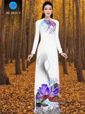 Vải áo dài Sen kiểu mới AD 5854 23 1566446335 262 Vai ao dai Sen kieu moi AD 5854