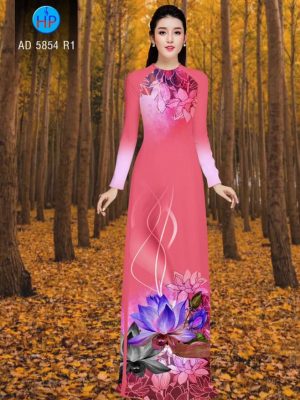 Vải áo dài Sen kiểu mới AD 5854 30 1566446335 317 Vai ao dai Sen kieu moi AD 5854