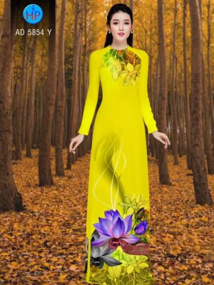 Vải áo dài Sen kiểu mới AD 5854 26 1566446335 677 Vai ao dai Sen kieu moi AD 5854