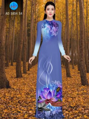 Vải áo dài Sen kiểu mới AD 5854 21 1566446335 973 Vai ao dai Sen kieu moi AD 5854
