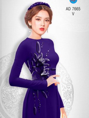 Vải áo dài Hoa Ly kiểu mới AD 7665 28 1566531594 662 Vai ao dai Hoa Ly kieu moi AD 7665