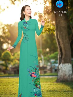 Vải áo dài chim và lá mới ra AD N2616 33 1566534232 380 Vai ao dai chim va la moi ra AD N2616