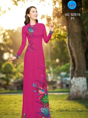 Vải áo dài chim và lá mới ra AD N2616 23 1566534232 385 Vai ao dai chim va la moi ra AD N2616