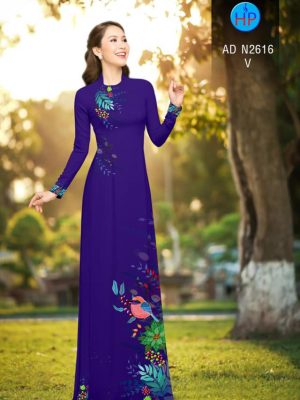 Vải áo dài chim và lá mới ra AD N2616 26 1566534232 592 Vai ao dai chim va la moi ra AD N2616