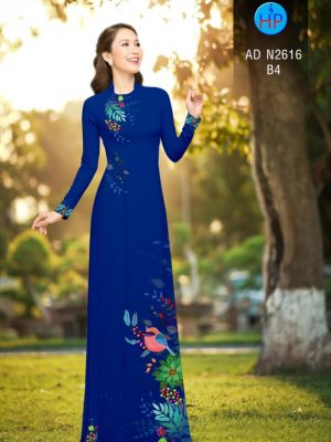Vải áo dài chim và lá mới ra AD N2616 24 1566534232 761 Vai ao dai chim va la moi ra AD N2616