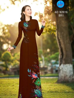 Vải áo dài chim và lá mới ra AD N2616 30 1566534232 867 Vai ao dai chim va la moi ra AD N2616