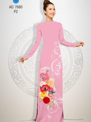 Vải áo dài Hoa in 3D kiểu mới AD 7680 22 1566632779 346 Vai ao dai Hoa in 3D kieu moi AD 7680