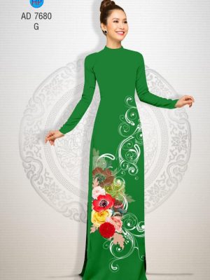 Vải áo dài Hoa in 3D kiểu mới AD 7680 29 1566632779 852 Vai ao dai Hoa in 3D kieu moi AD 7680
