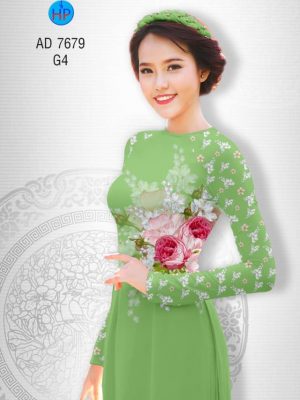 Vải áo dài Hoa hồng thiết kế 2019 AD 7679 25 1566632870 137 Vai ao dai Hoa hong thiet ke 2019 AD 7679