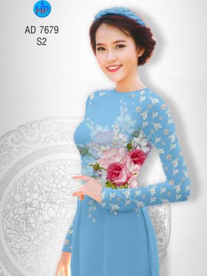 Vải áo dài Hoa hồng thiết kế 2019 AD 7679 31 1566632870 23 Vai ao dai Hoa hong thiet ke 2019 AD 7679