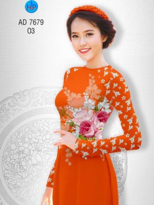 Vải áo dài Hoa hồng thiết kế 2019 AD 7679 26 1566632870 31 Vai ao dai Hoa hong thiet ke 2019 AD 7679