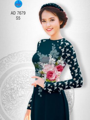 Vải áo dài Hoa hồng thiết kế 2019 AD 7679 32 1566632870 323 Vai ao dai Hoa hong thiet ke 2019 AD 7679