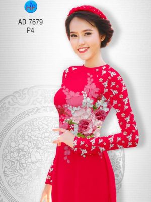 Vải áo dài Hoa hồng thiết kế 2019 AD 7679 27 1566632870 387 Vai ao dai Hoa hong thiet ke 2019 AD 7679
