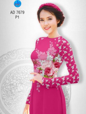 Vải áo dài Hoa hồng thiết kế 2019 AD 7679 29 1566632870 418 Vai ao dai Hoa hong thiet ke 2019 AD 7679