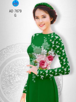 Vải áo dài Hoa hồng thiết kế 2019 AD 7679 20 1566632870 921 Vai ao dai Hoa hong thiet ke 2019 AD 7679