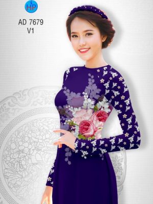 Vải áo dài Hoa hồng thiết kế 2019 AD 7679 35 1566632871 641 Vai ao dai Hoa hong thiet ke 2019 AD 7679