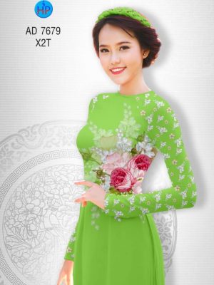 Vải áo dài Hoa hồng thiết kế 2019 AD 7679 34 1566632871 658 Vai ao dai Hoa hong thiet ke 2019 AD 7679