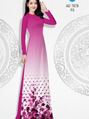 Vải áo dài Hoa in 3D thiết kế 2019 AD 7678 25 1566633002 329 Vai ao dai Hoa in 3D thiet ke 2019 AD