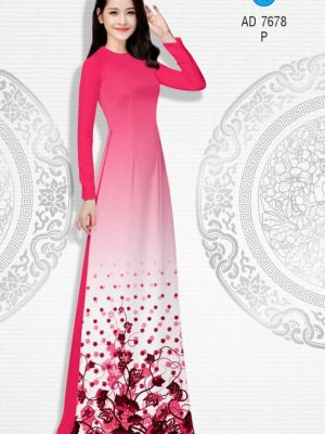 Vải áo dài Hoa in 3D thiết kế 2019 AD 7678 28 1566633002 568 Vai ao dai Hoa in 3D thiet ke 2019 AD