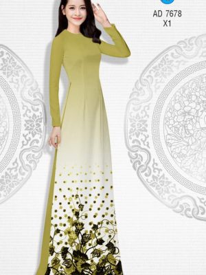 Vải áo dài Hoa in 3D thiết kế 2019 AD 7678 23 1566633002 676 Vai ao dai Hoa in 3D thiet ke 2019 AD