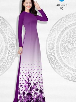 Vải áo dài Hoa in 3D thiết kế 2019 AD 7678 26 1566633002 808 Vai ao dai Hoa in 3D thiet ke 2019 AD