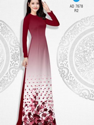 Vải áo dài Hoa in 3D thiết kế 2019 AD 7678 20 1566633002 908 Vai ao dai Hoa in 3D thiet ke 2019 AD