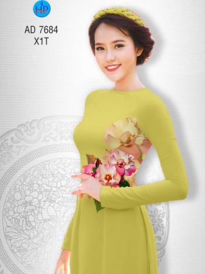 Vải áo dài Hoa in 3D thiết kế 2019 AD 7684 30 1566636242 792 Vai ao dai Hoa in 3D thiet ke 2019 AD