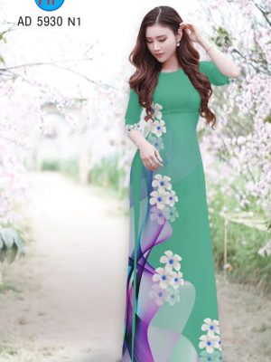 Vải áo dài Hoa Sứ thiết kế 2019 AD 5930 25 1566809973 407 Vai ao dai Hoa Su thiet ke 2019 AD 5930