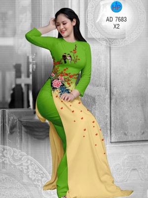 Vải áo dài Chim và hoa Mẫu Đơn mới ra AD 7683 24 1566816480 196 Vai ao dai Chim va hoa Mau Don moi ra
