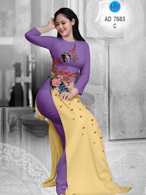 Vải áo dài Chim và hoa Mẫu Đơn mới ra AD 7683 31 1566816480 241 Vai ao dai Chim va hoa Mau Don moi ra