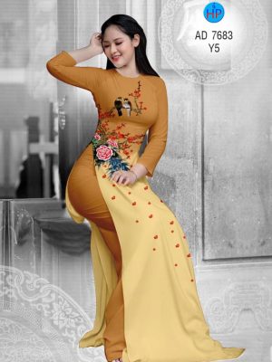 Vải áo dài Chim và hoa Mẫu Đơn mới ra AD 7683 25 1566816480 298 Vai ao dai Chim va hoa Mau Don moi ra