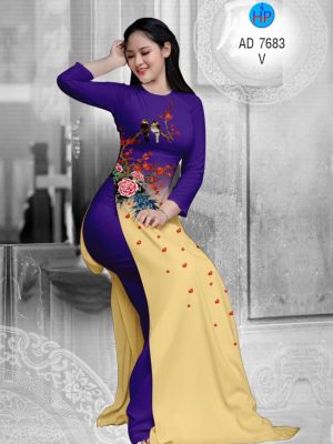Vải áo dài Chim và hoa Mẫu Đơn mới ra AD 7683 23 1566816480 812 Vai ao dai Chim va hoa Mau Don moi ra
