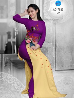 Vải áo dài Chim và hoa Mẫu Đơn mới ra AD 7683 36 1566816481 729 Vai ao dai Chim va hoa Mau Don moi ra