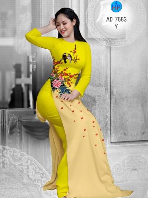 Vải áo dài Chim và hoa Mẫu Đơn mới ra AD 7683 37 1566816481 738 Vai ao dai Chim va hoa Mau Don moi ra