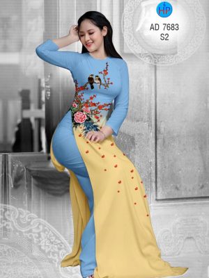 Vải áo dài Chim và hoa Mẫu Đơn mới ra AD 7683 34 1566816481 823 Vai ao dai Chim va hoa Mau Don moi ra