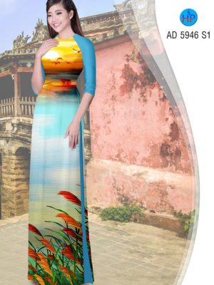 Vải áo dài Hoàng hôn kiểu mới AD 5946 28 1566817473 171 Vai ao dai Hoang hon kieu moi AD 5946